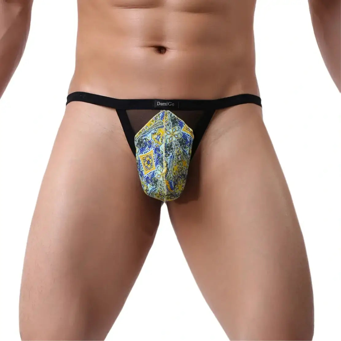 DomiGe Men's Spandex Thong Underwear - Lightweight, Breathable, and Stylish