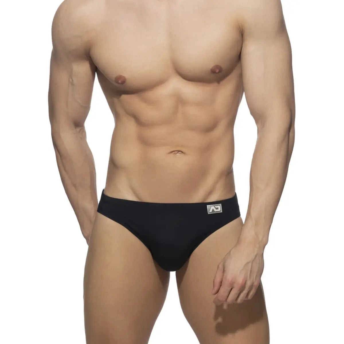 DomiGe Low Waist Colorblock Swim Brief for Men - Sexy Design Quick-Dry