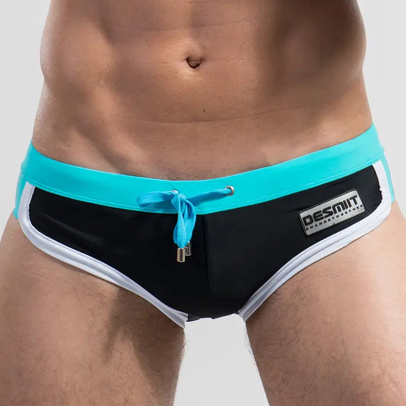 Desmiit Men's Swim Brief - 82% Nylon + 18% Spandex - Sexy & Stylish Swimwear