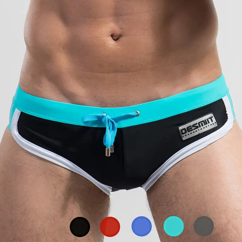 Desmiit Men's Swim Brief - 82% Nylon + 18% Spandex - Sexy & Stylish Swimwear