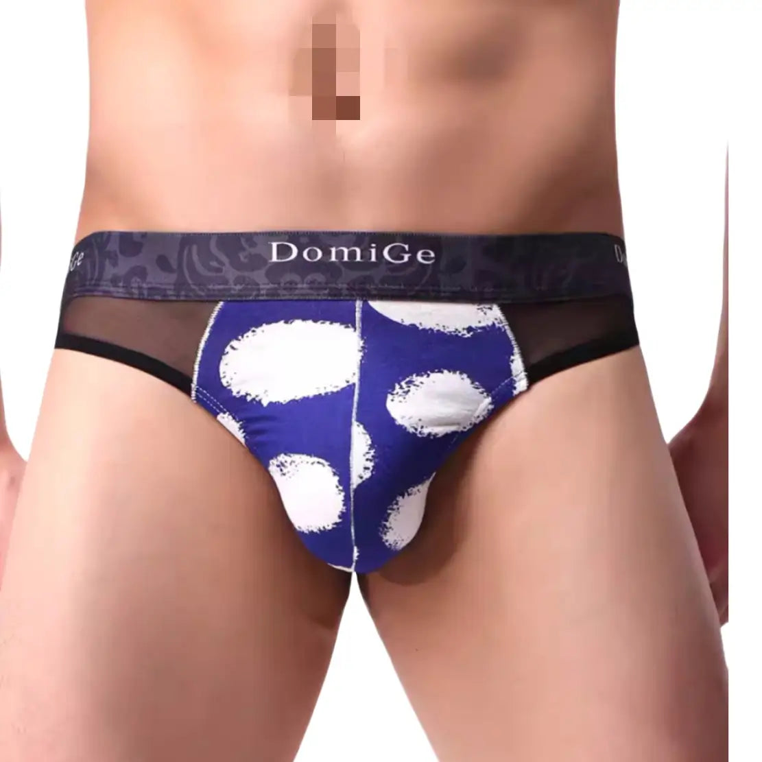 DomiGe Men’s Lace Underwear - Bikini Brief with Pouch and Thong Style