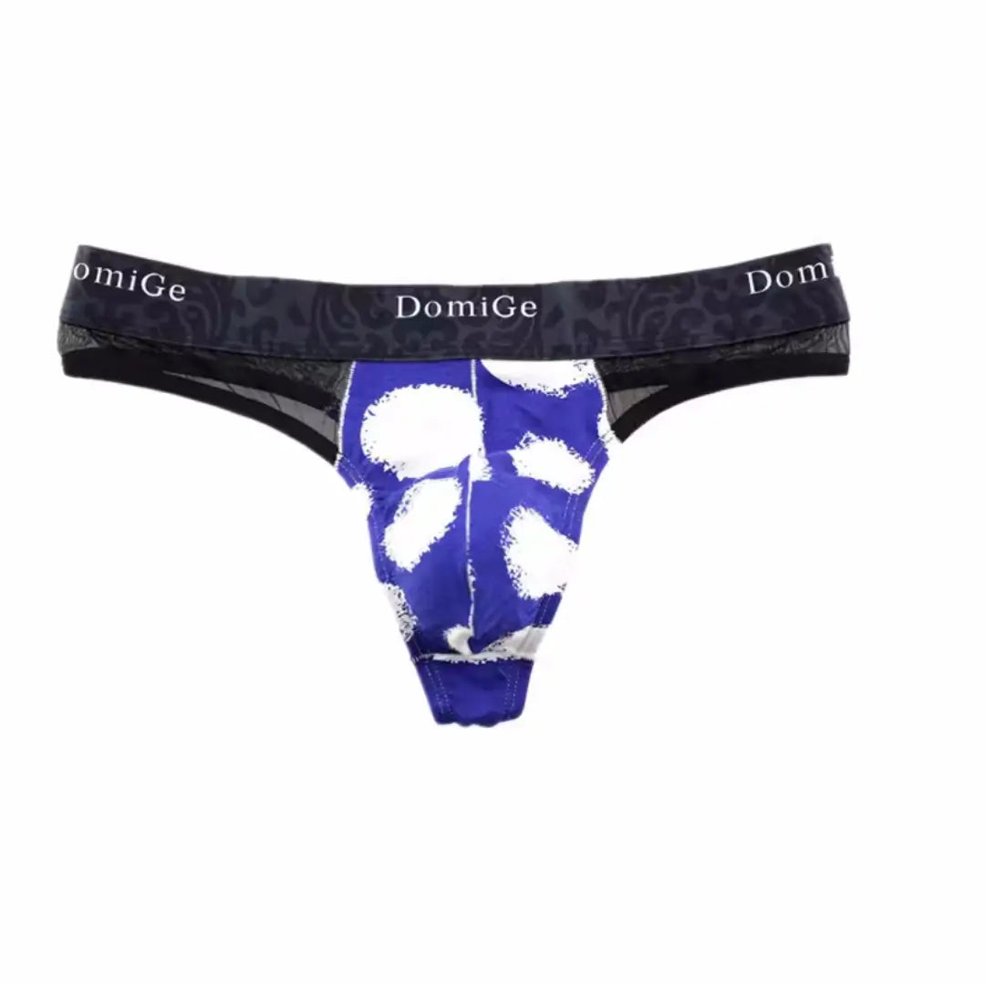 DomiGe Men’s Lace Underwear - Bikini Brief with Pouch and Thong Style