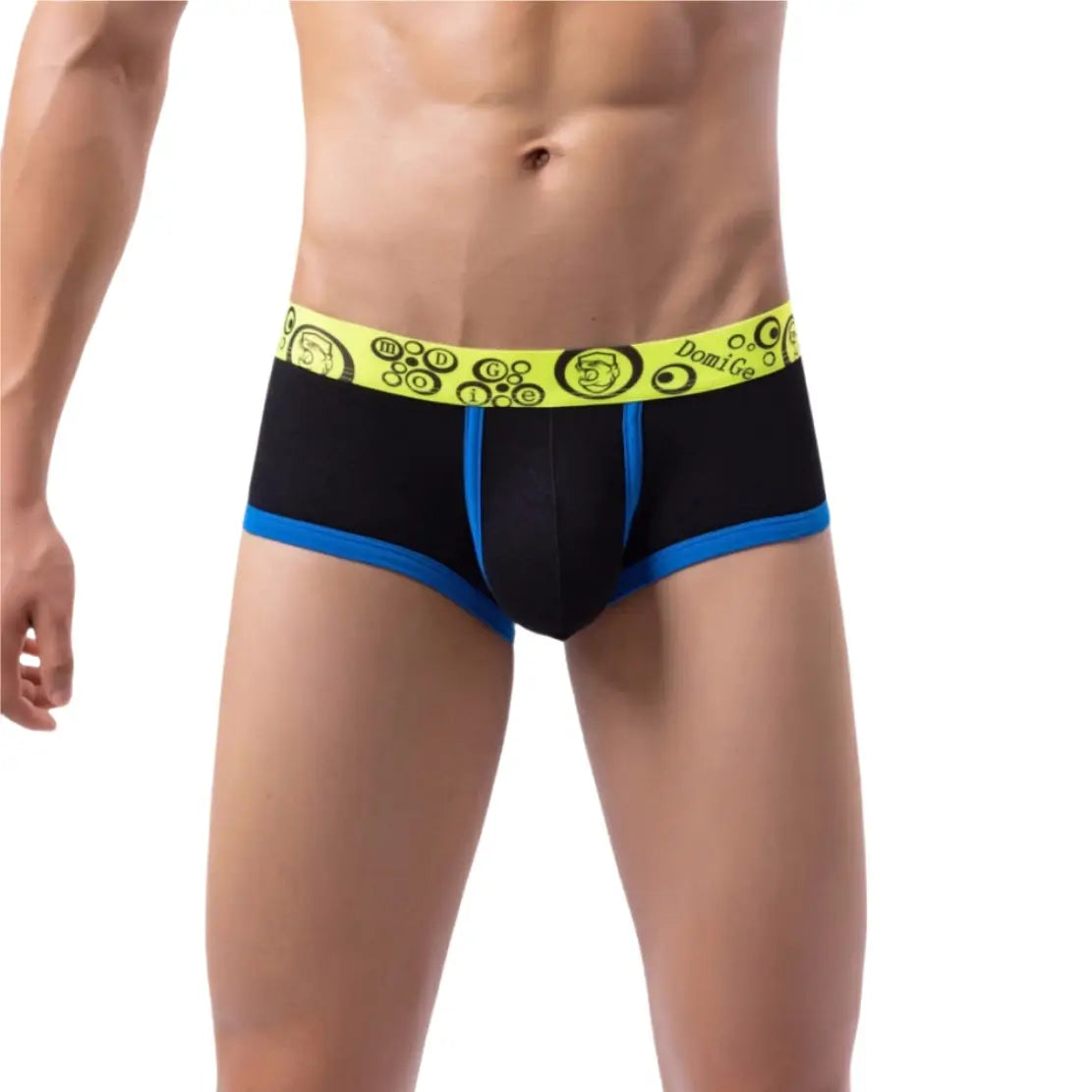 DomiGe Men's Boxer Briefs with Ball Pocket, Unique Design Pouch Trunks