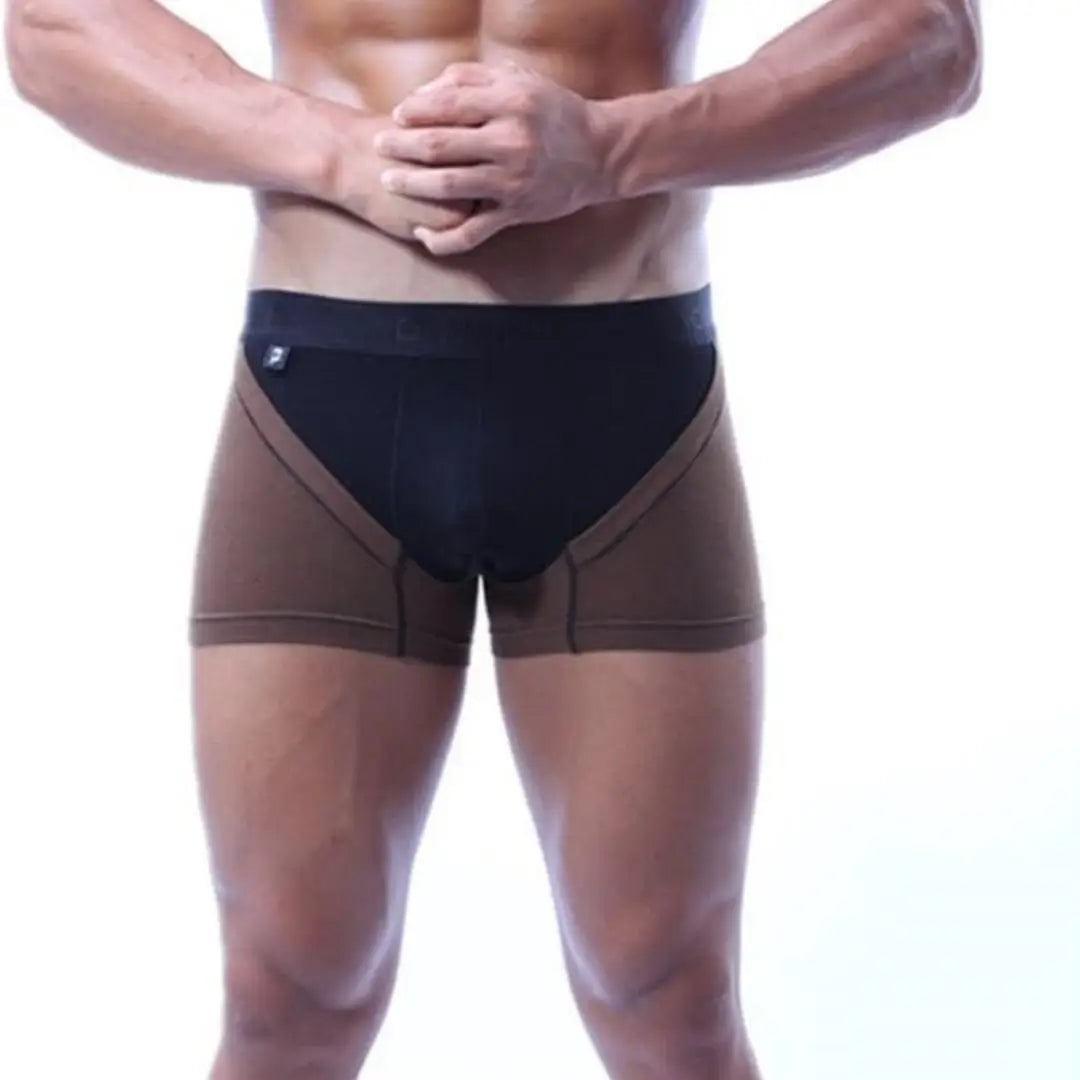 DOMINIK Men’s Boxers - Comfortable & Stylish Mid-Rise Boxer Briefs with V-Shaped Design