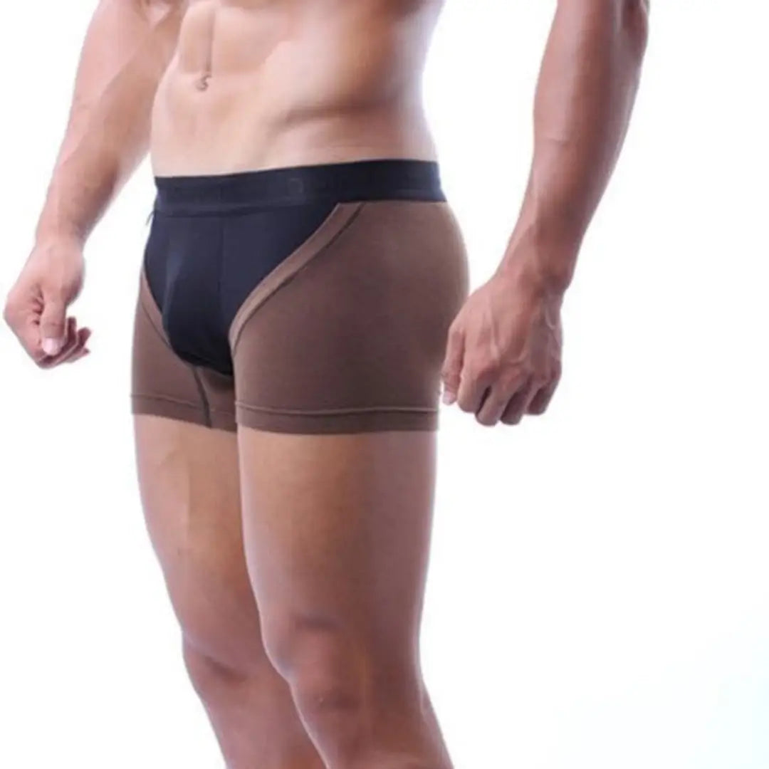 DOMINIK Men’s Boxers - Comfortable & Stylish Mid-Rise Boxer Briefs with V-Shaped Design