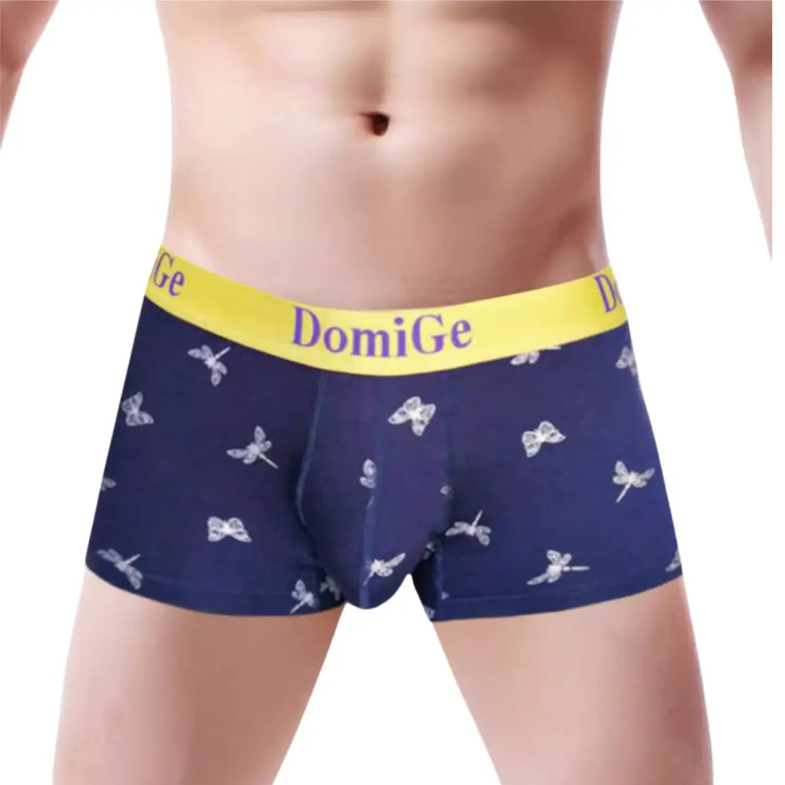 DomiGe Men's Boxers - Stylish Prints, Comfortable Fit, 95% Viscose & 5% Spandex