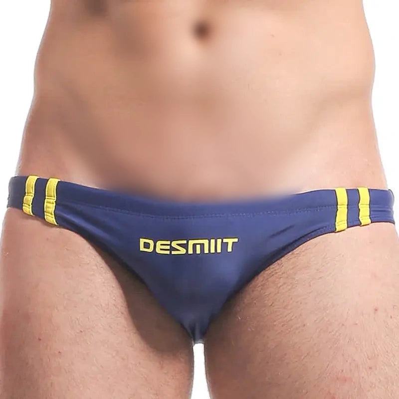 Desmiit Men's Swim Briefs - 7 Colors, Low-Rise Sexy Style, Durable