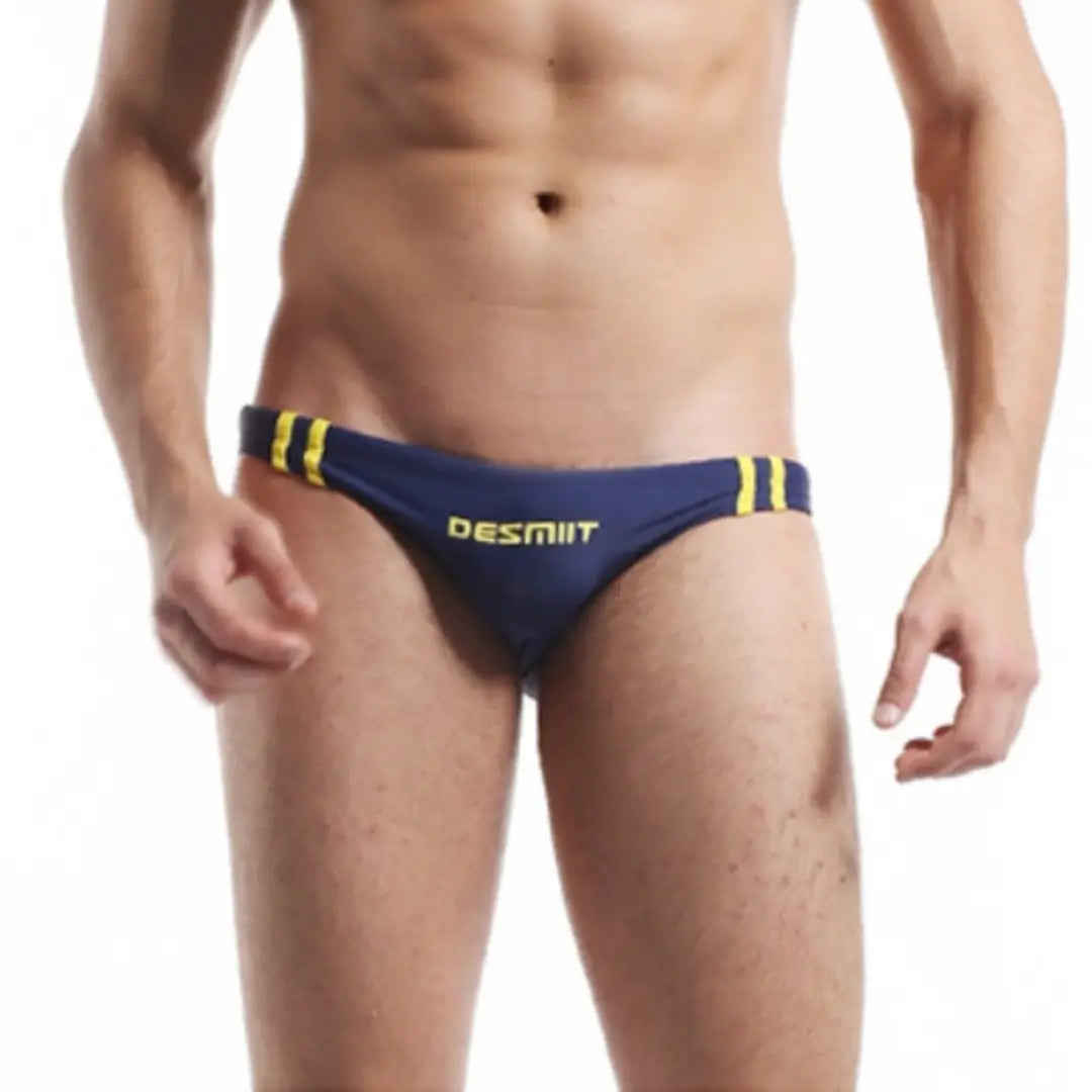 Desmiit Men's Swim Briefs - 7 Colors, Low-Rise Sexy Style, Durable