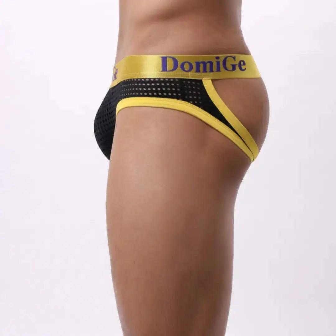 Bold & Breezy Men's Jockstraps with Logo Waistband - Unleash Your Freedom Male Underwear - His Inwear