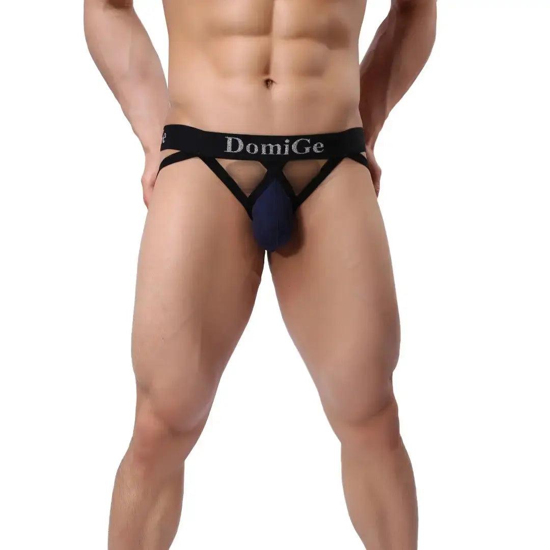 Bold Men's Cotton-Lycra Jockstrap with 3D Shield Cut and W-Shape Allure Male Underwear - His Inwear