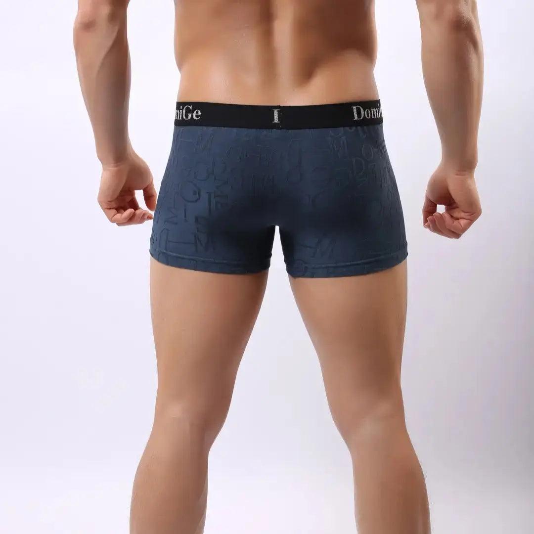 DomiGe Bamboo Boxers Black for Sale Mens Lingerie Underwear - His Inwear