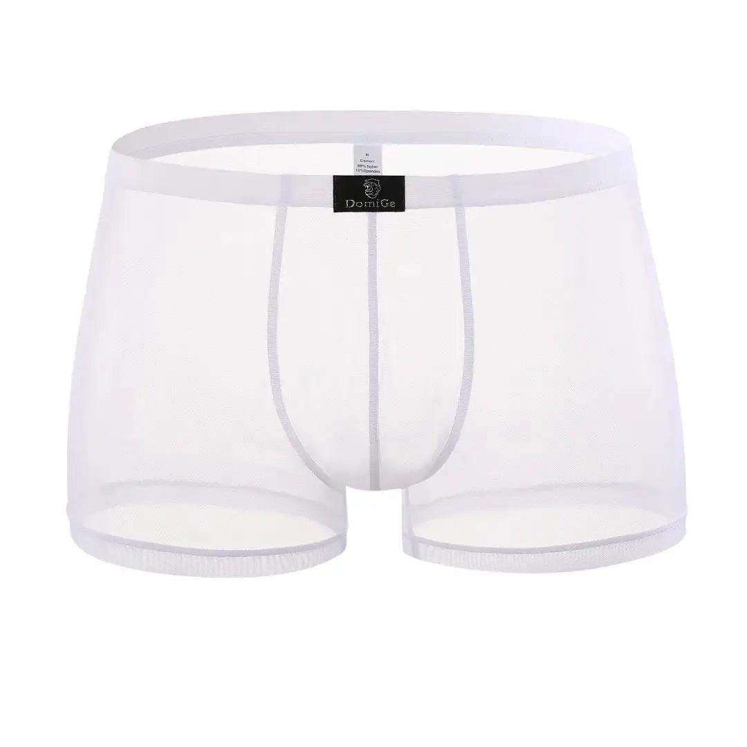 DomiGe Male Underwear Transparent Boxers Sheer Men Sexy Boxers - His Inwear