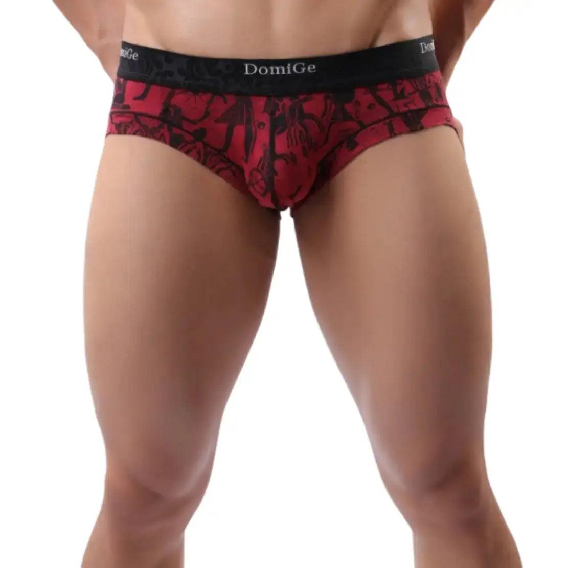 DomiGe Men's Bamber Trunks Briefs Moisture Management Underwear - His Inwear