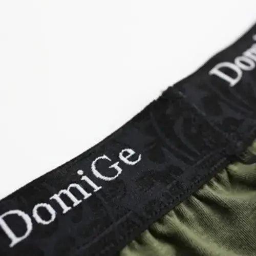 DomiGe Men's Cotton Stretch Boxer Briefs Extra Room Pouch Unwear - His Inwear