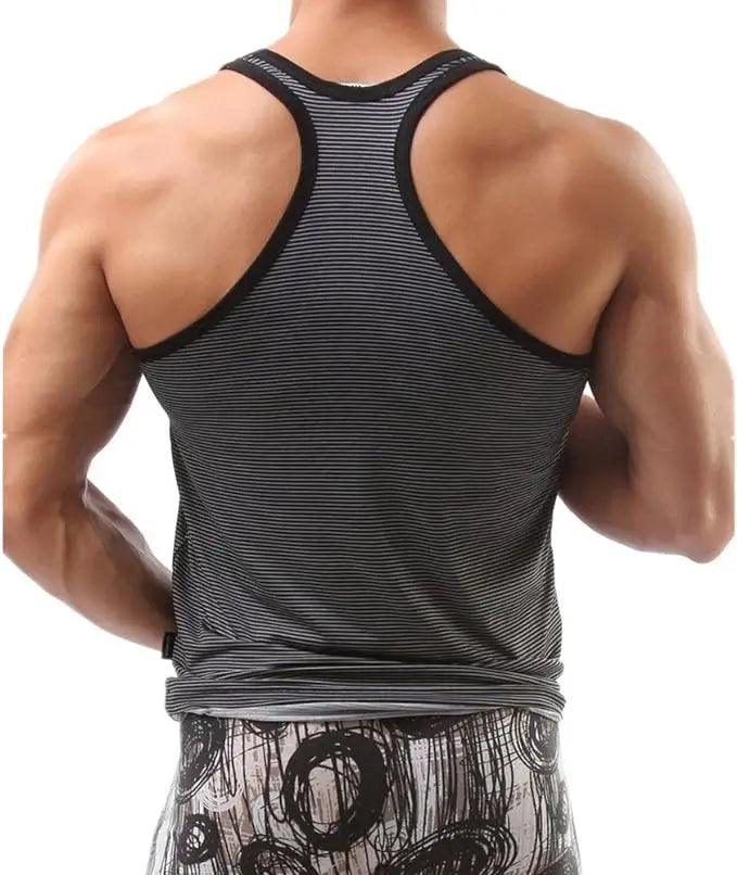 Dominik Men's Muscle Fit Racerback Tank Top - Sleek and Stylish - His Inwear