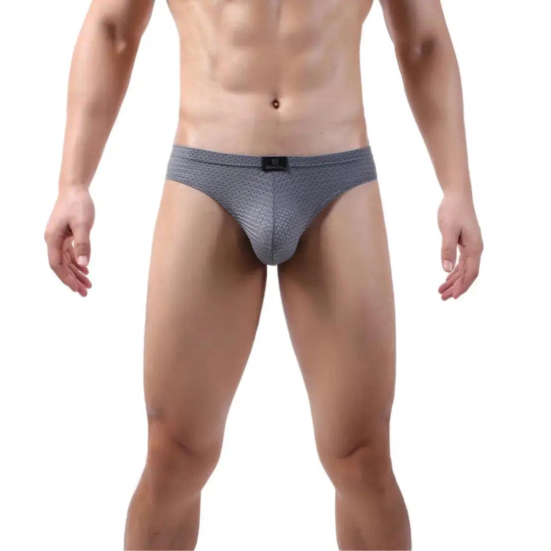 Dynamic Fit Mesh Men's Thong: Sleek, Breathable Comfort Male G-String - His Inwear