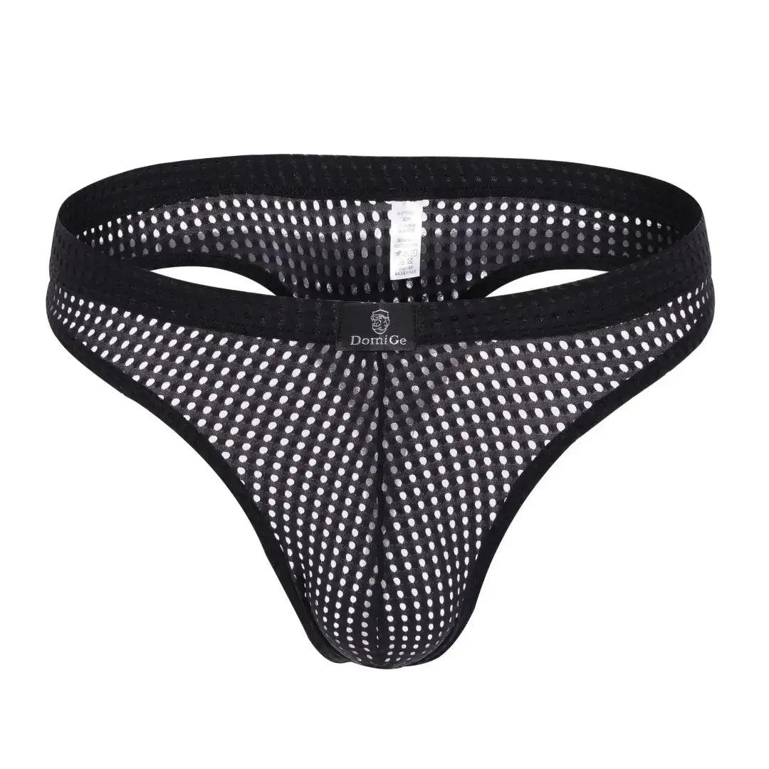 Dynamic Fit Mesh Men's Thong: Sleek, Breathable Comfort Male G-String - His Inwear