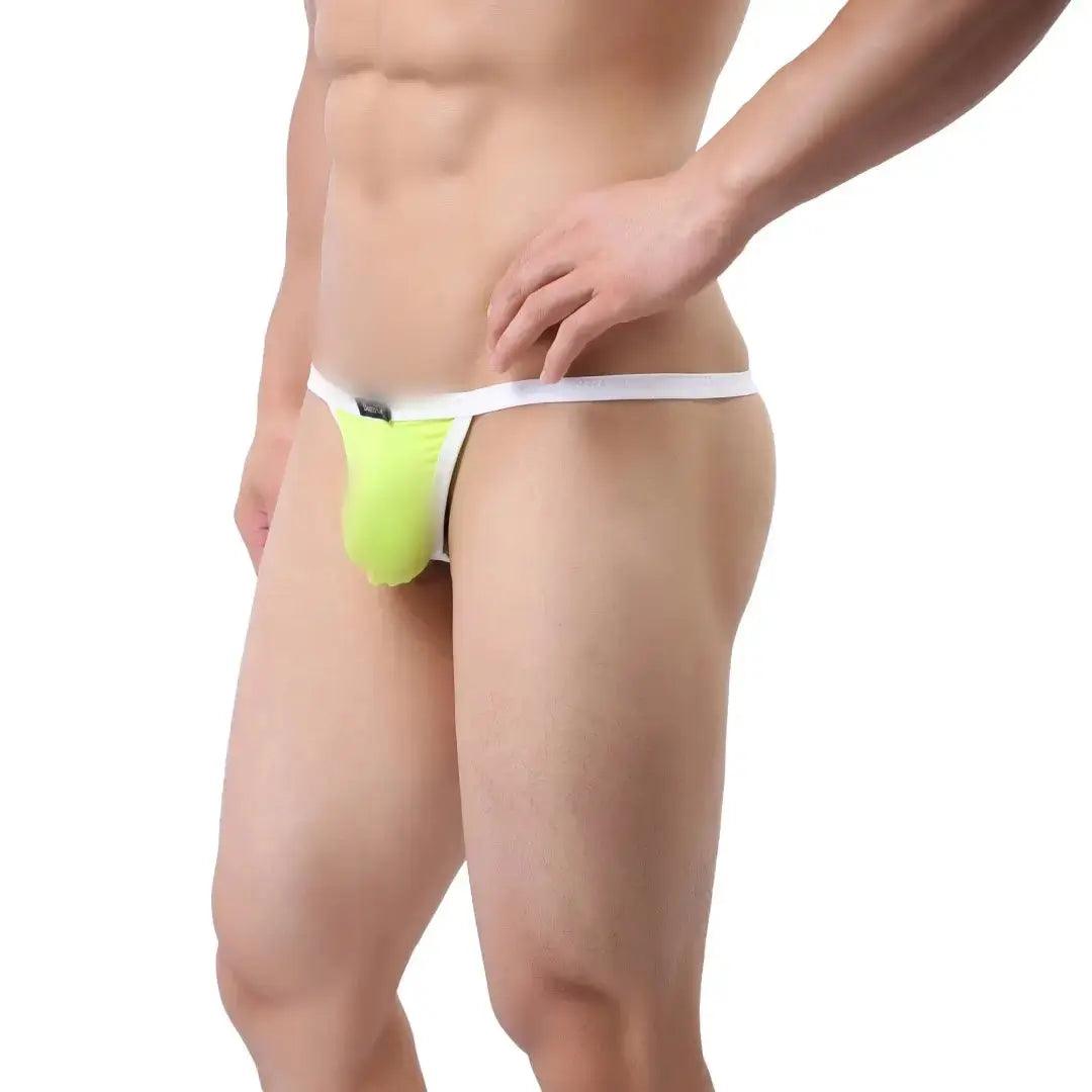 Ice Silk Men's Low-Rise Thong Male T-Back: Sleek Comfort & Superior Craftsmanship T-Back for Man - His Inwear