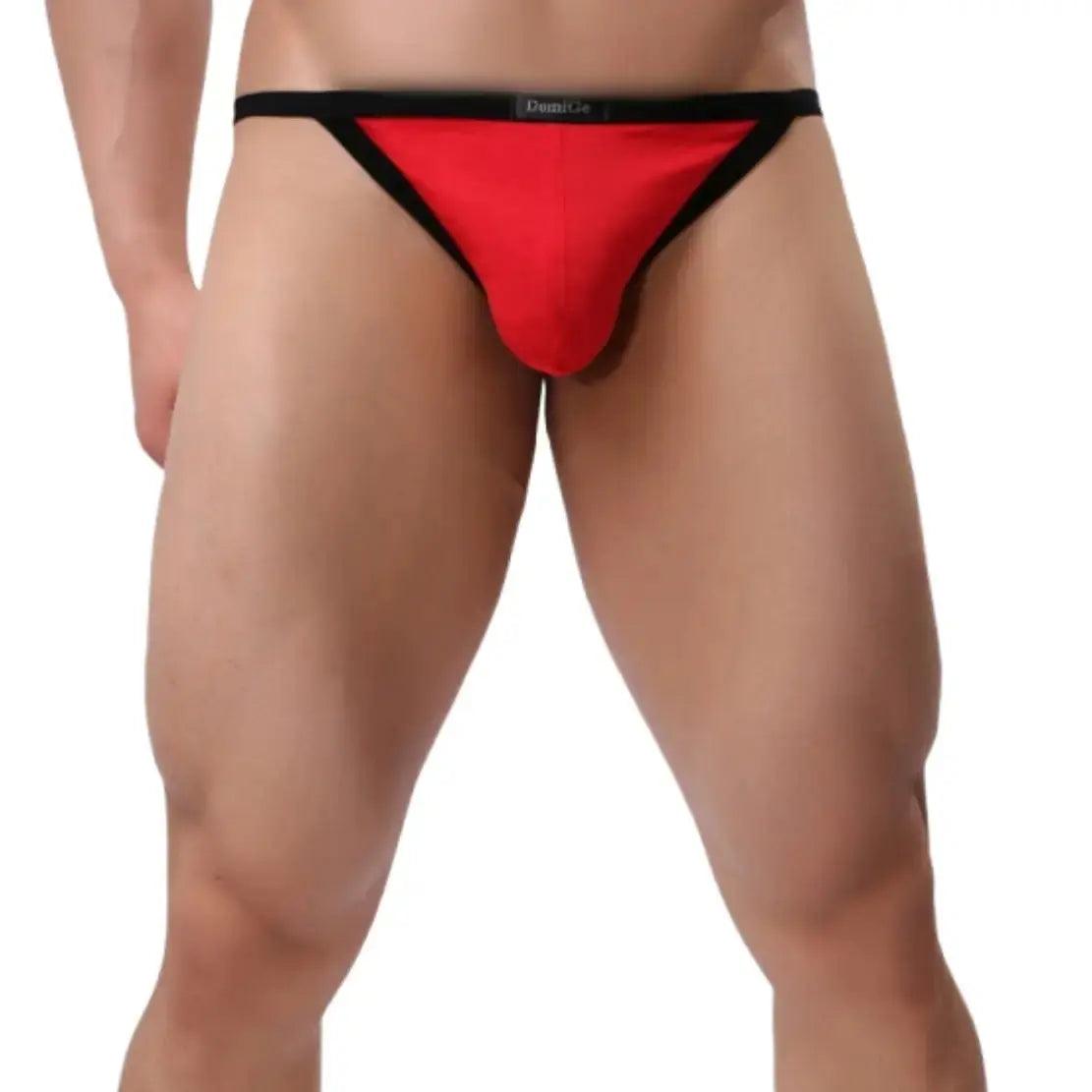 Low-Rise Men's Cotton Thong Male T-Back: Ultimate Comfort & Durability T-Back for Man - His Inwear