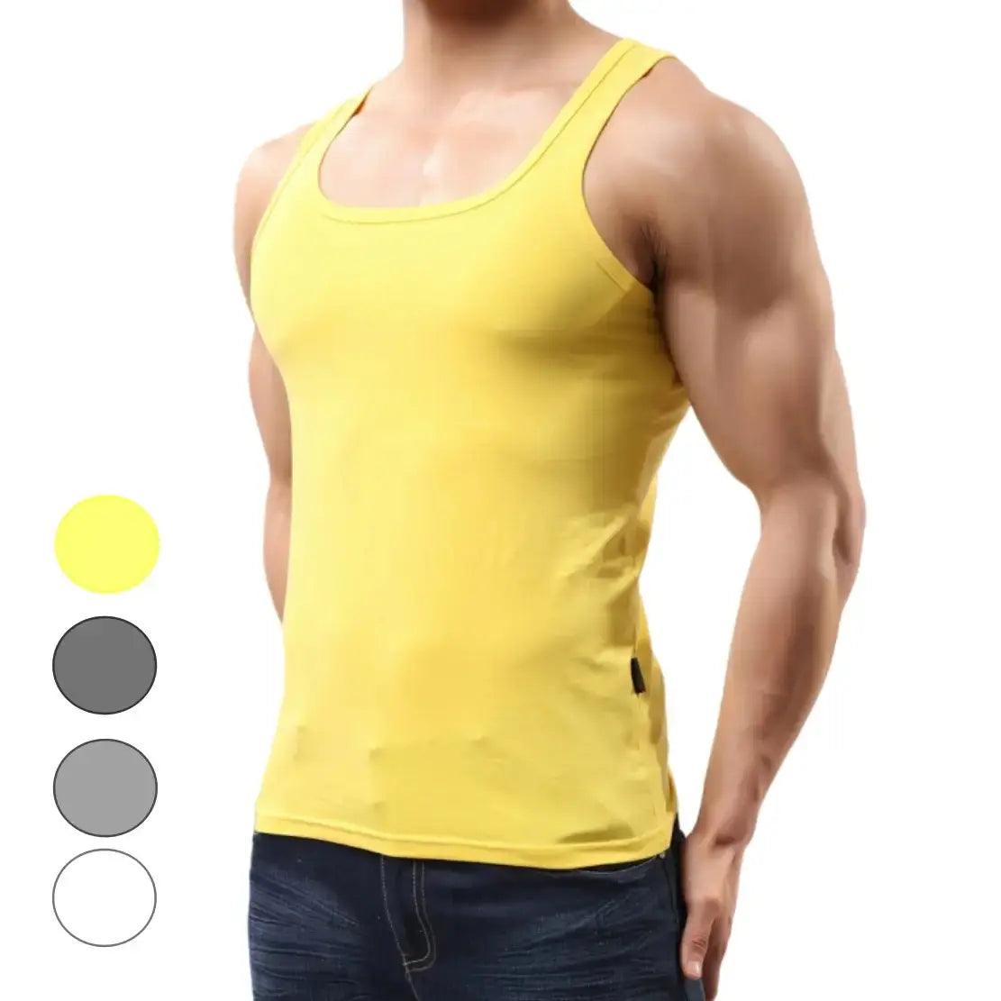 Men's Cotton Tank Top: Classic Comfort Meets Modern Style Male Tank - His Inwear