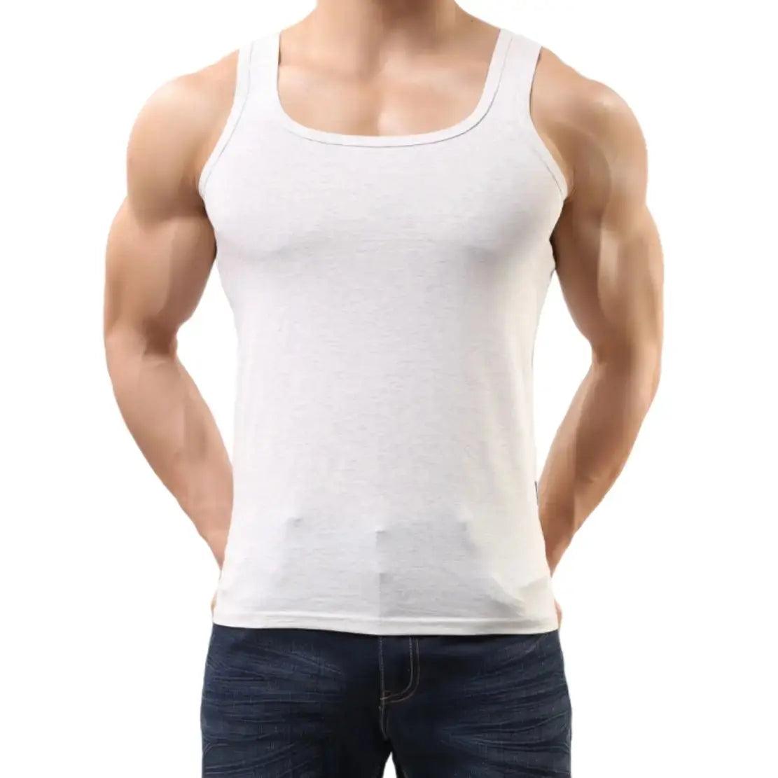 Men's Cotton Tank Top: Classic Comfort Meets Modern Style Male Tank - His Inwear