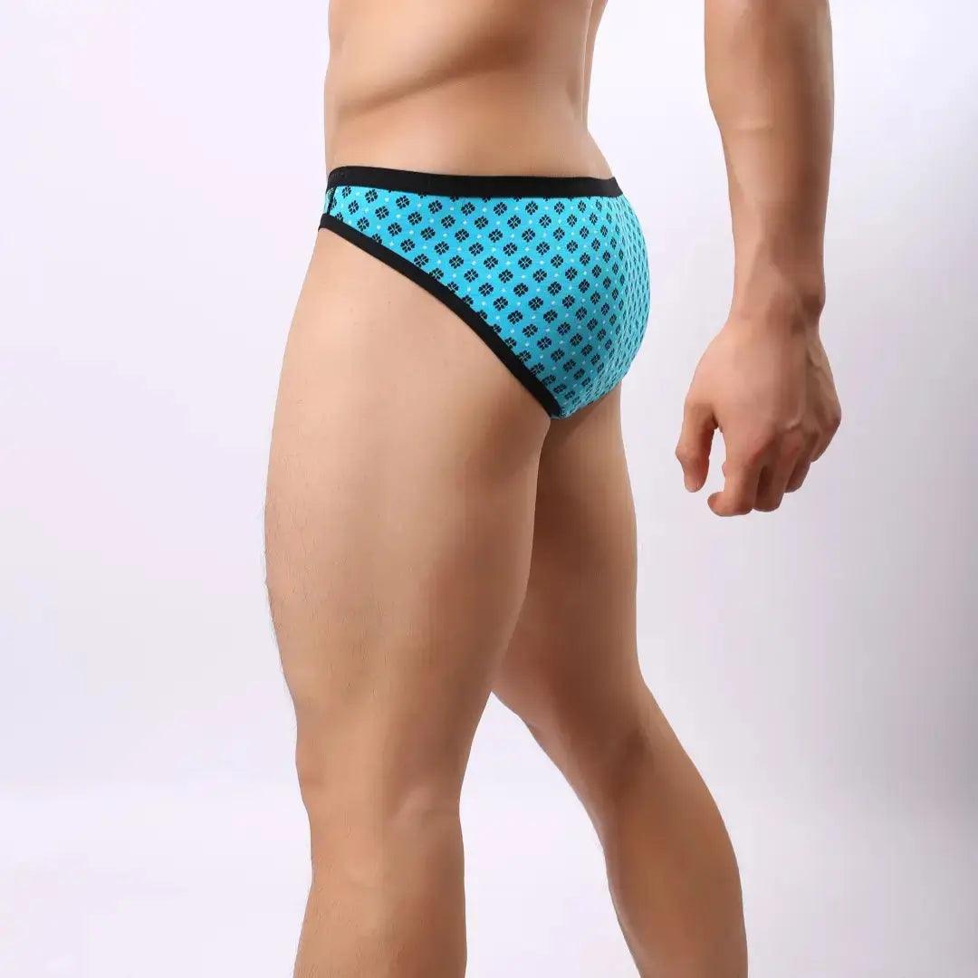 Men's Modal Mid-Rise Briefs with Logo Waistband - Ultimate Comfort and Fit Male Underwear - His Inwear