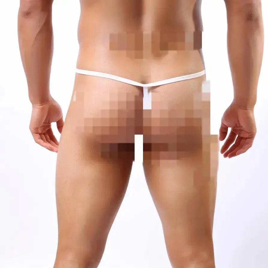 Men's Modal Thong: Sleek Design with Comfort Pouch and Skybridge Feature Male T-Back - His Inwear