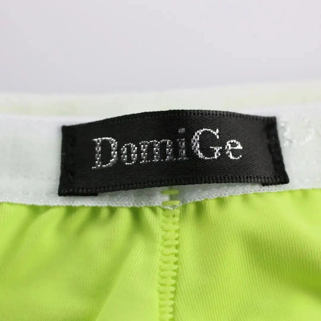 Men's Premium Ice Silk Nylon Briefs Nylon Logo Waistband and Seamless Rear Design Male Underwear - His Inwear