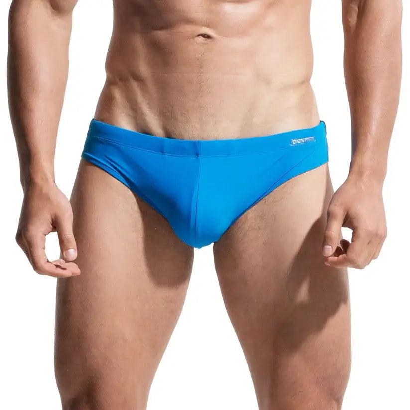 Men's Swim Briefs - Sexy Low Rise Quick Dry Swimwear with Convex Pad - His Inwear