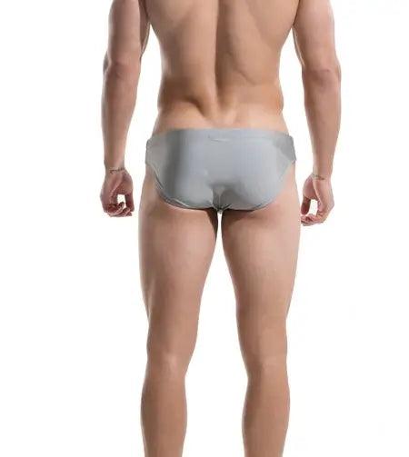 Men's Swim Briefs - Sexy Low Rise Quick Dry Swimwear with Convex Pad - His Inwear