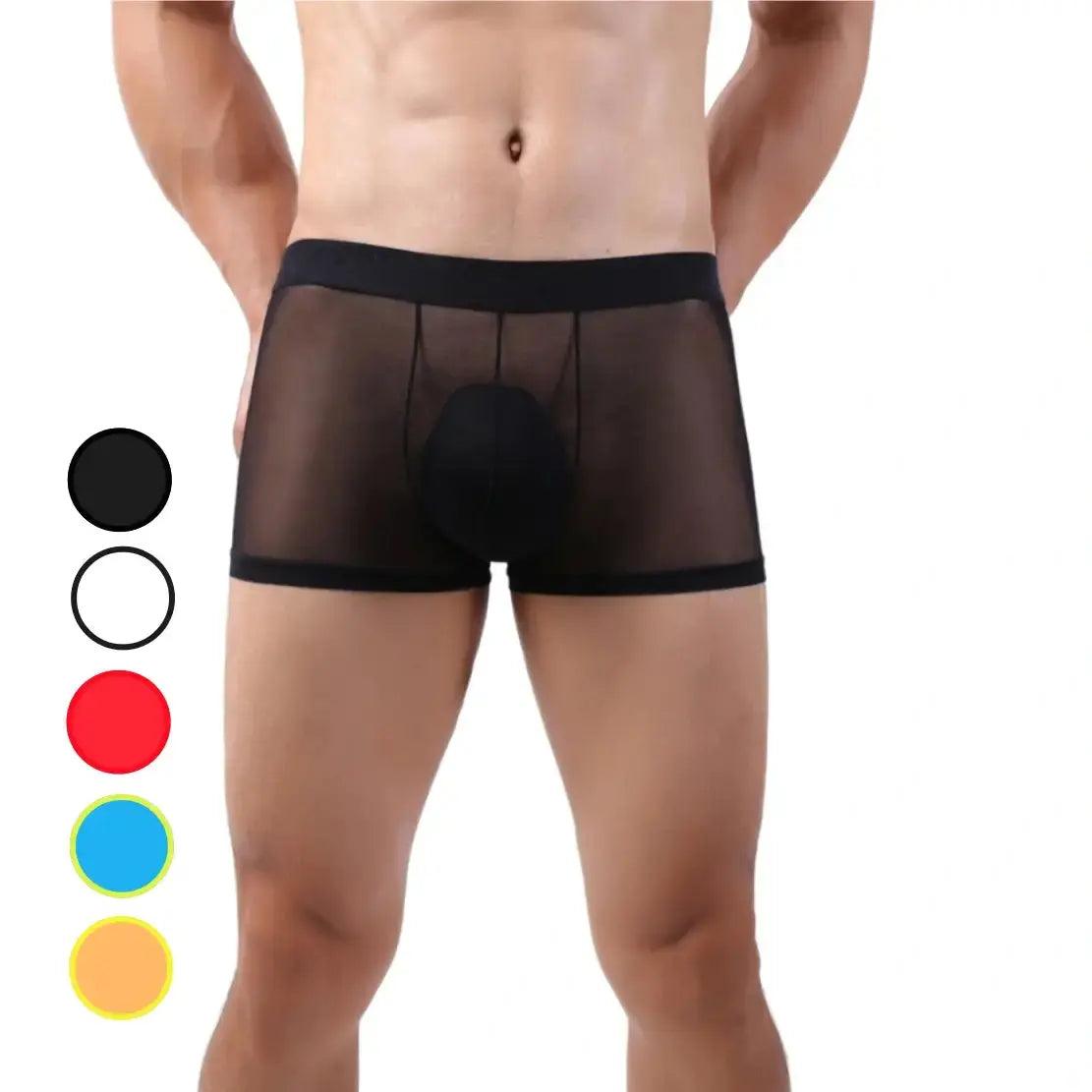 Tempt Sheer Men’s Low Rise Sexy Sheer See Through Underwear for Man - His Inwear